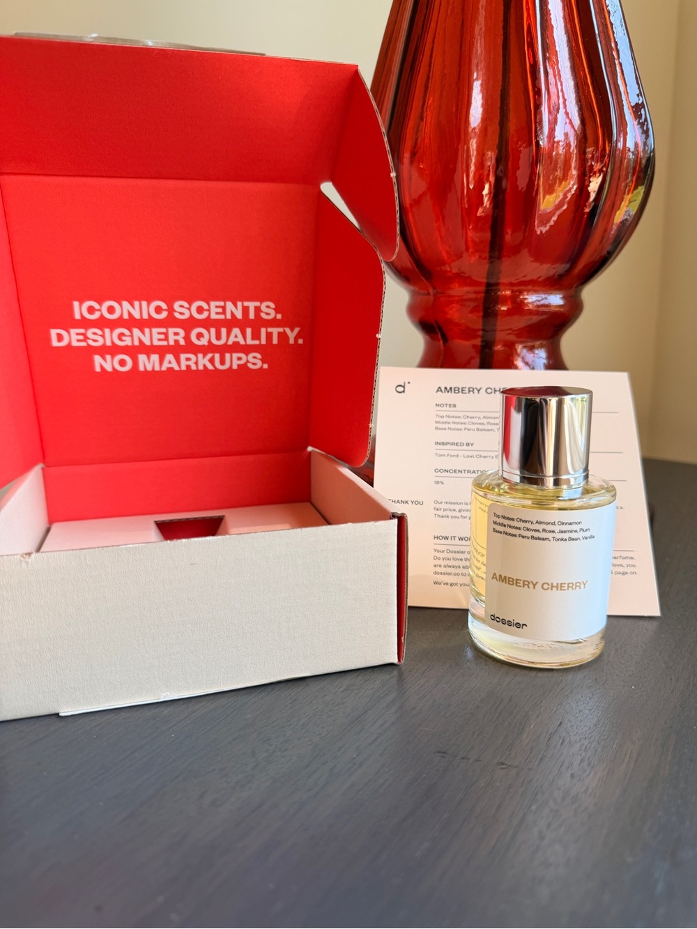 Dossier Ambery Cherry Perfume 50ml (Tom Ford Lost Cherry Dupe)
